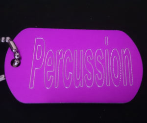 "Percussion" Dogtag