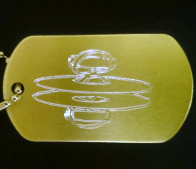 Cymbals Graphic Dogtag
