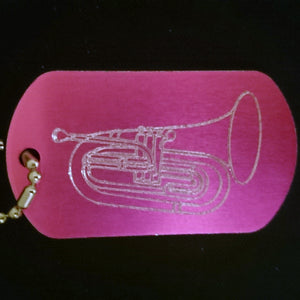 Baritone Graphic Dogtag