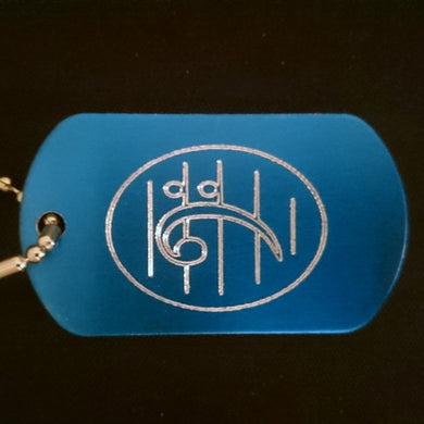 Bass Clef Graphic Dogtag