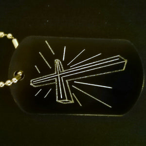 Cross Graphic Dogtag