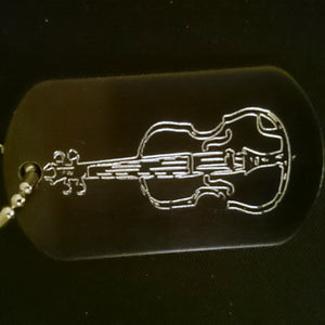Violin/Viola Dog Tag