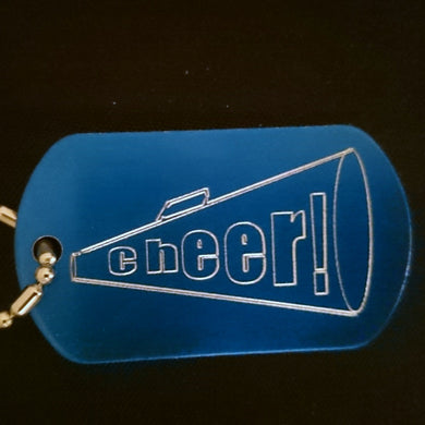 Cheer Graphic Dogtag