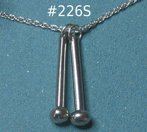 Bass Mallets, Silver-tone