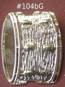 Bass Drum, Gold-tone