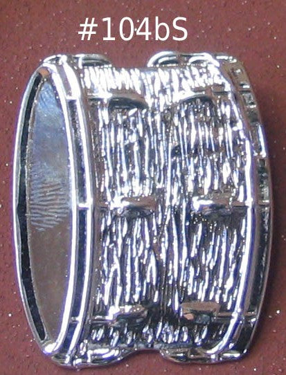 Bass Drum, Silver-tone